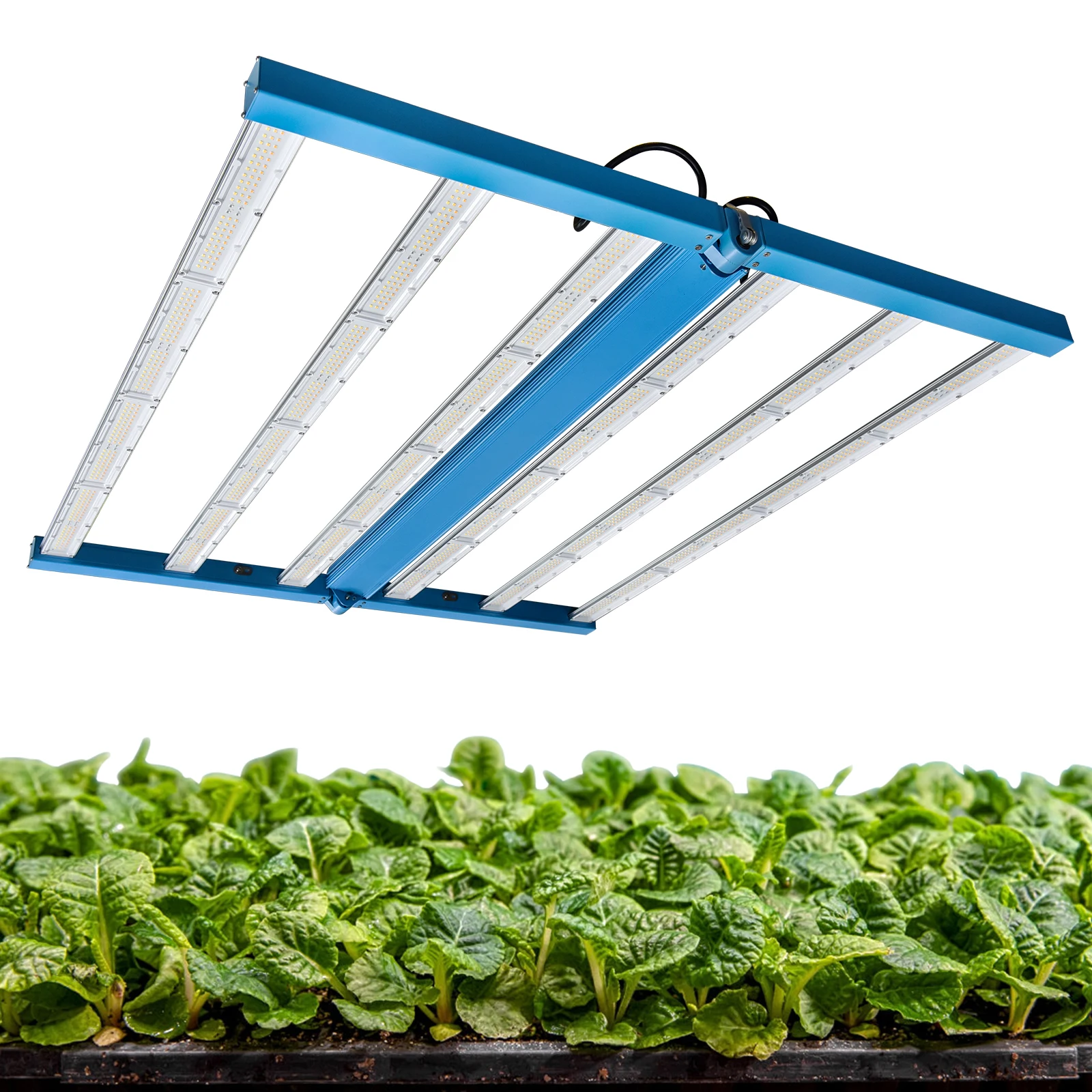 STOCK Full Spectrum 630 Watt 6bars 800W Samsung chips Flexible Strip Light Fold Led Grow Light For Indoor Plant