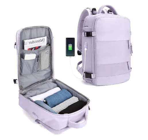 2024 New YCH Low MOQ Wholesale Large Casual Daypack Multi-funcational Travel Backpack Flight Approved