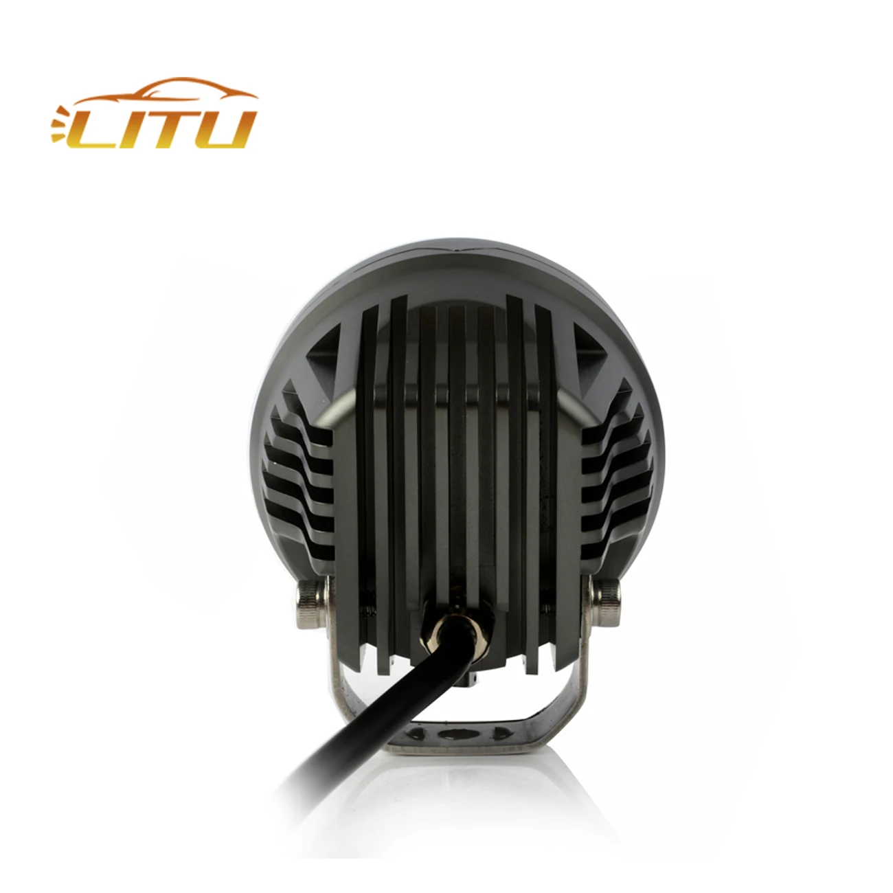  2020 LITU автоматическая система освещения 40W LED рабочий свет 3 дюймов мотоциклы проектор внедорожный светодиодный желтый белый фонарь для грузовиков
