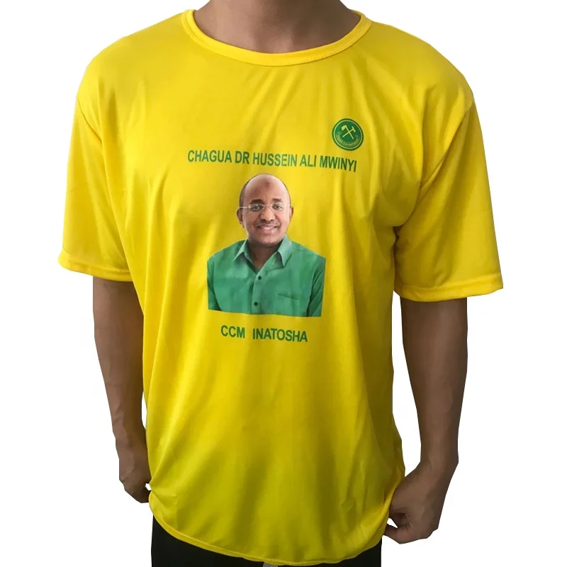 Wholesale Trump Election T shirt 90g 100g 110g 120g Cheap Polyester Printed T-shirts Custom President Image in Bulk