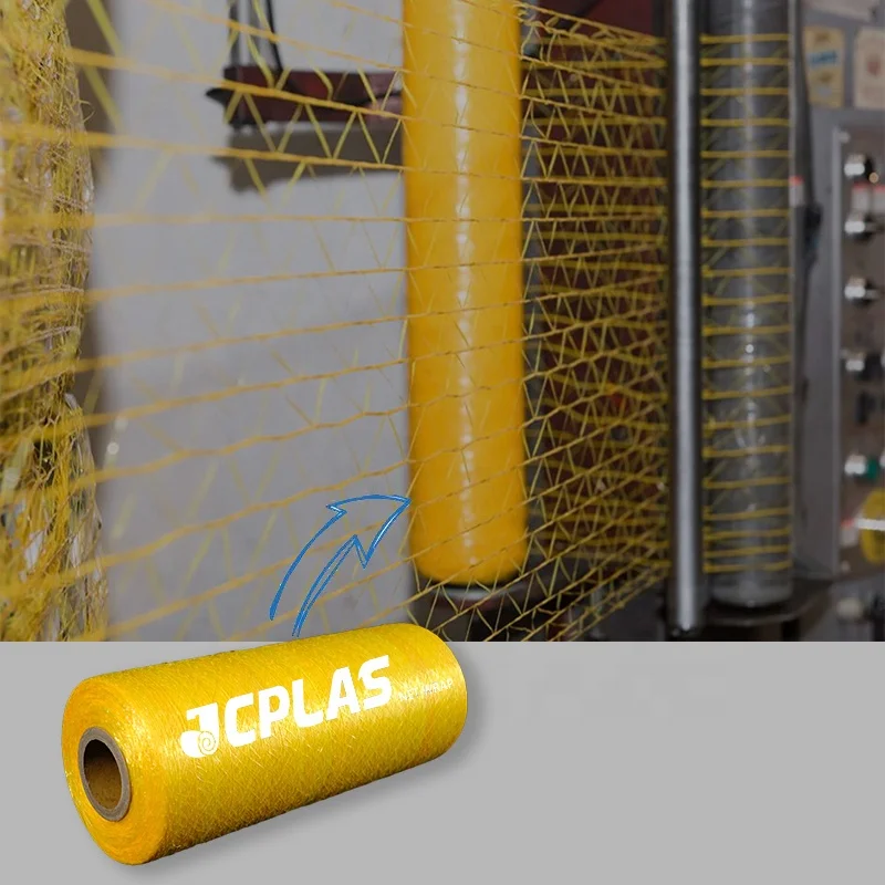 Durable high quality round white pallet netting stretch net for sale