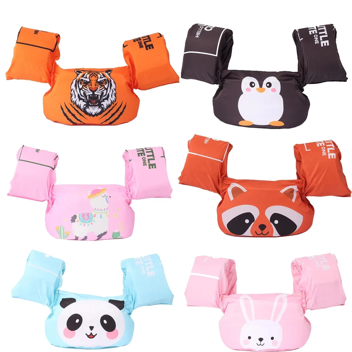 Baby Float Cartoon Arm Sleeve Life Jacket Swimsuit Foam Safety Swimming Training Floating Pool Float Swimming Ring puddle jumper