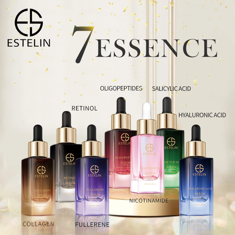 ESTELIN  Niacinamide Slicylic Oligopetide Miracle Collagen Retinol Facial Serum 40ML Brightening Repairing 40ML