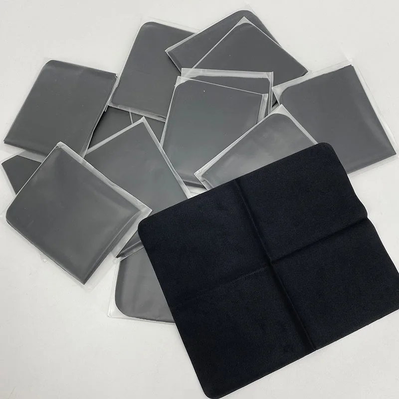 Microfibre Microfiber Customized Custom Sterling Gold Silver Jewellery Jewelry Cleaning Polishing Cloth For Jewelry With Logo