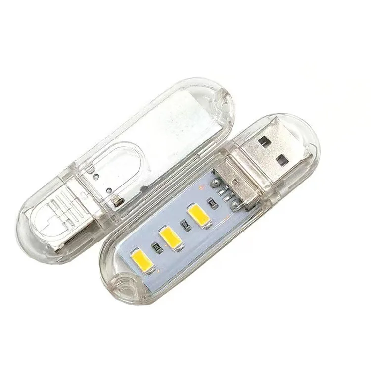 Promotional USB Gadget LED Book Light Flexible LED USB Reading Lamp DC 5V Nightlight For Power Bank Computer Notebook Laptop