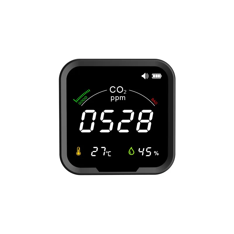 Air Quality  CO2  meter Desktop Temperature Humidity with LCD screen Japan Netherlands Belgium EU