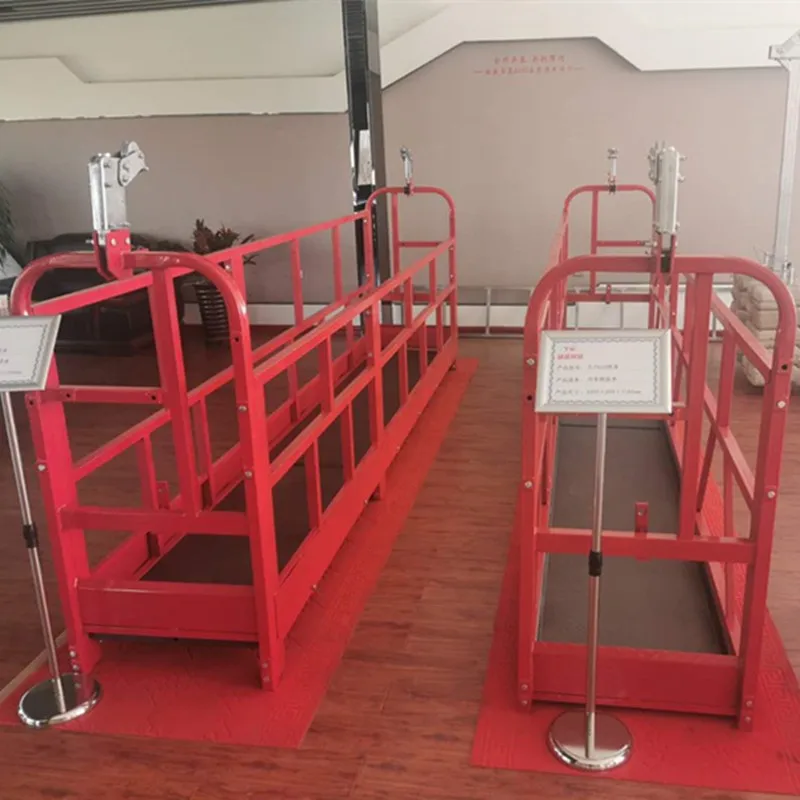 Zlp 630 Temporary High Rise Work Platforms Swing Stage Suspended Platform for Construction 3D Model Design Solution