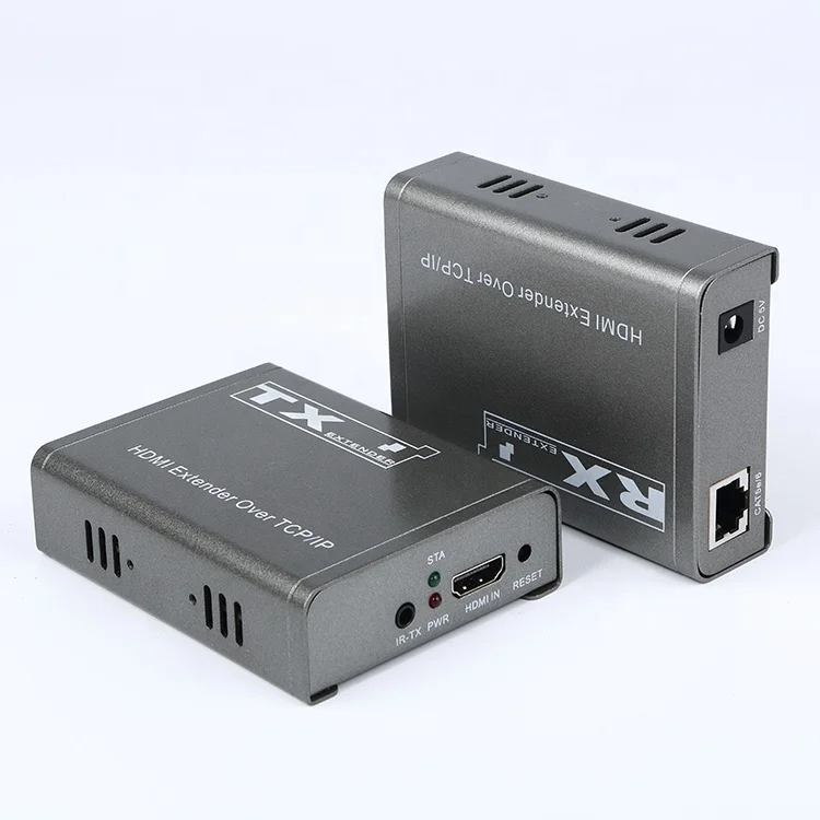 250M TX RX Compatible Extender Cat5e/Cat 6 Ethernet IP TCP Signal Support One TX Connect More RX Over POE Switch