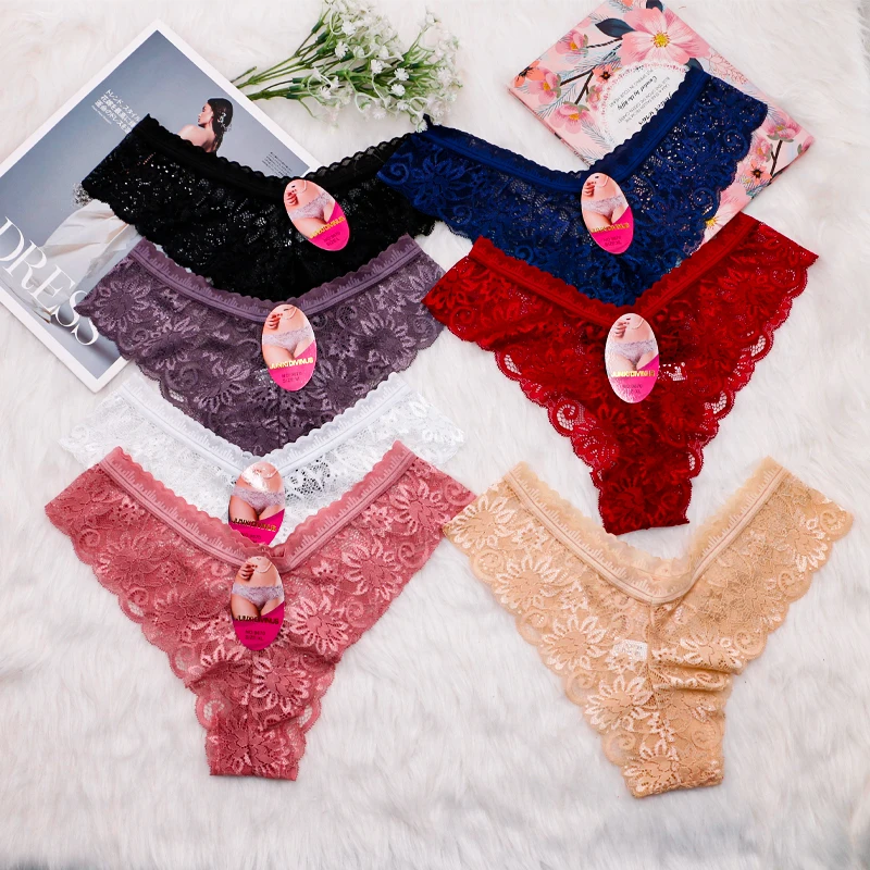 JUNXI DIVINUS  Indonesia hot Shopee young girl wearing lace panties sexy seamless panties transparent