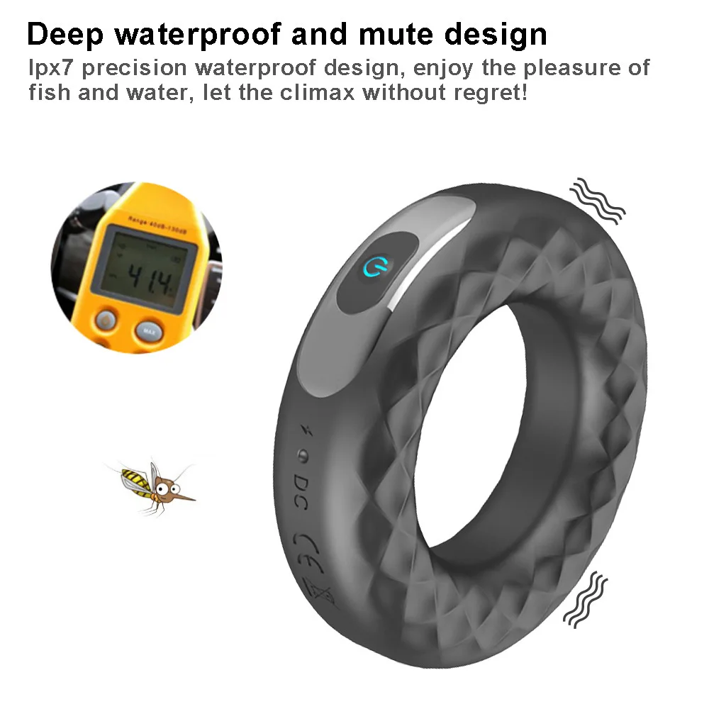 most men will choose 10 Intense Patterns vibrating cock ring sex toys for men
