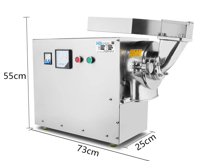 Promotional High Quality 4000W Powerful Stainless Steel Herb Spice Grain Flour Mill