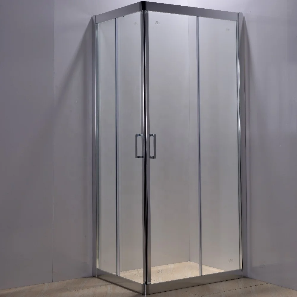 Foshan Factory Direct Sale Aluminium Alloy Frame Square Sliding  Shower Enclosure