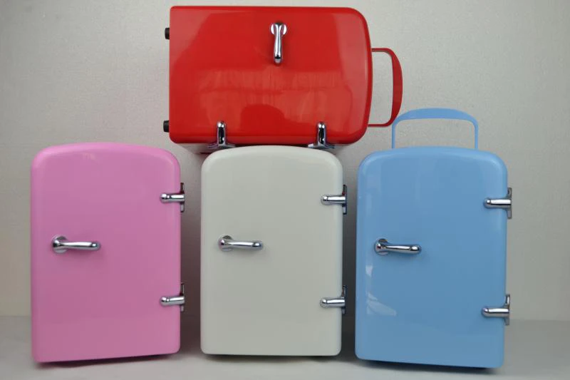 12 V 220 V Dual use 4L Outdoor camping mini fridge for Car and home hotel  Compact Refrlgerators