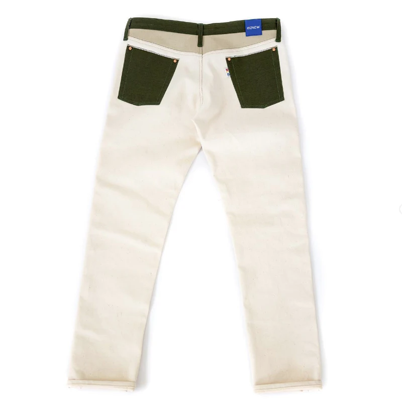 DiZNEW Mens Skateboard Pants  Fashionable  Solid Color Zip Up blank white cargo pants