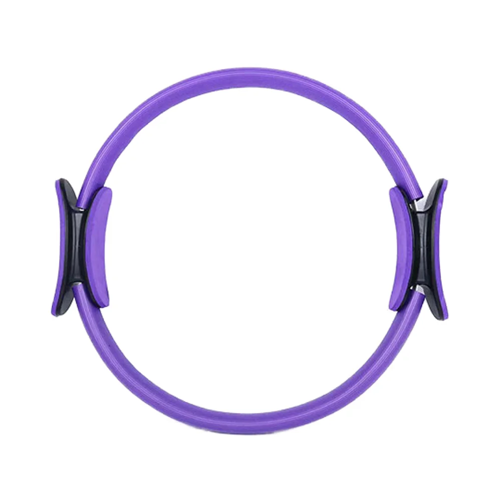 Custom Logo NBR Double Handle Pilates Ring Slimming Body Building Exercise Fitness Gym Accessory Indoor Yoga Wheel Circle