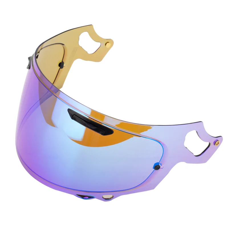 Hot selling dual double bulletproof ballistic bike motorcycle helme  lens for arai helmet visors