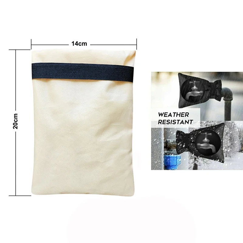 Fashionable hot selling water antifreezing Outdoor Faucet Cover Socks For Winter Freeze And Split Protection Faucet Cloth Bag