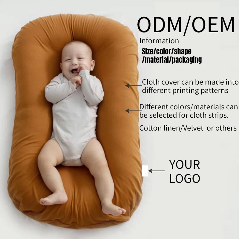  Высококачественные Портативные Детские кроватки ODM детское спальное гнездо шезлонг простая кровать для новорожденных сублимационные