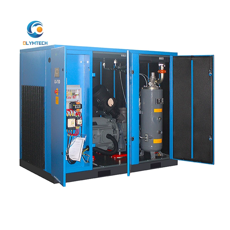 Linghein Drive Screw Compressor Fixed Speed Screw Air Compressor using Atlas Copco Air-End Air Compressor