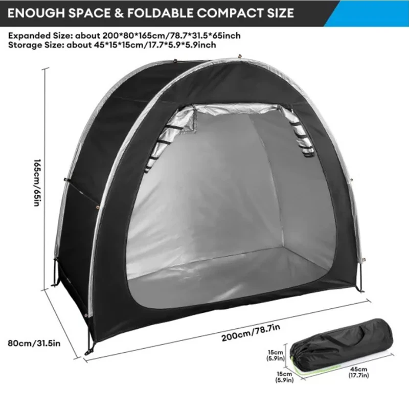 Factory outlet hot sale new outdoor camping portable rainproof sun-shade bike tent