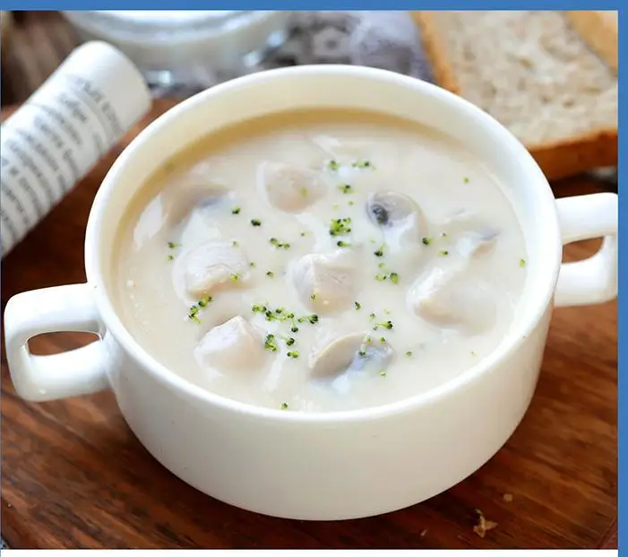 Clam Chowder Clam Meat Instant Soup Chicken Chowder Super Cream Soup with Mushroom