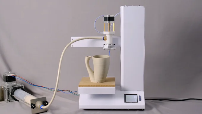 Ceramic 3D Printer Full Color Touch Screen Multiple Accessories Color Touch Screen Linear Actuator Linear Guide Rail