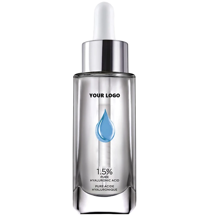 Hot Sale Custom 30ml Facial Serum Organic Natural Deep Moisturizing Anti Wrinkle Face Serum Hyaluronic Acid