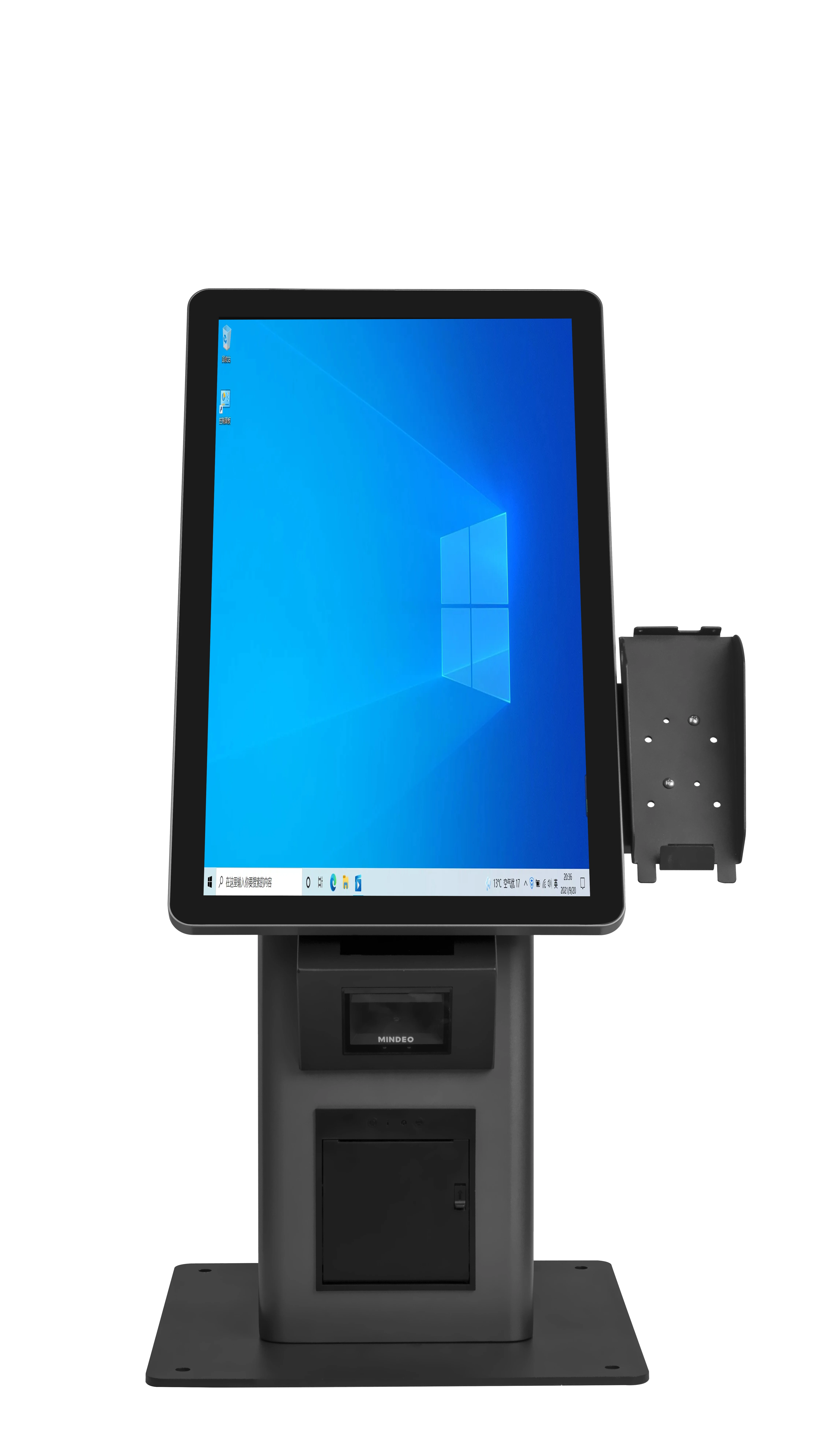 Customized Adjustable screen Payment Kiosk With Thermal Printer and Qr Code Scanner