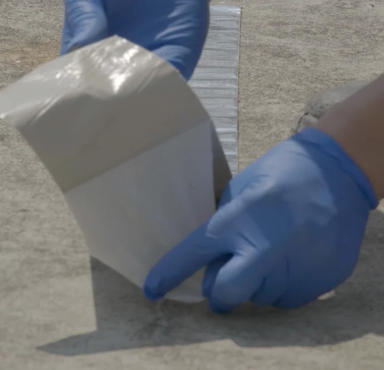 Aluminum foil butyl waterproof tape for repairing Crack of Wall Roof Duct