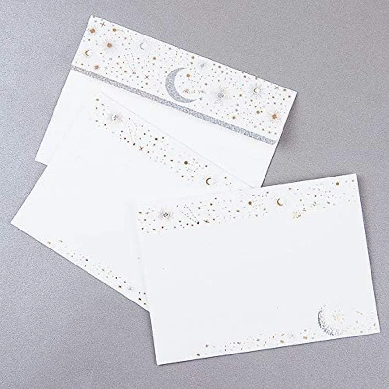 Custom Lovely Writing Stationery Paper Letter Sheets with Envelopes Set for Gift