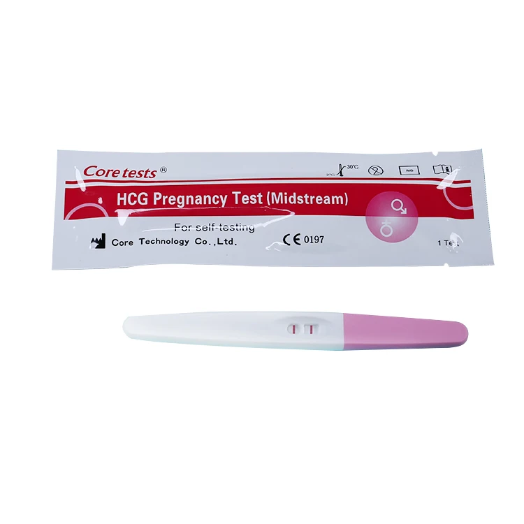 High Precision Urine Cassette Hcg Pregnancy Rapid Test With Ce