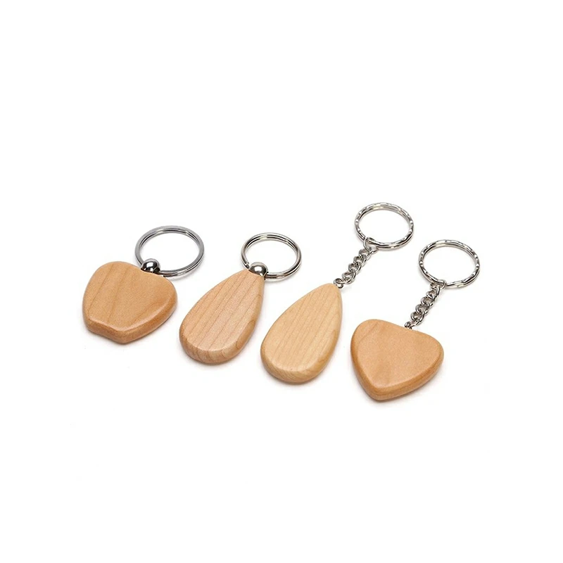 
Hot style attack solid wood key ring key ring manufacturers direct materials and LOGO customization 