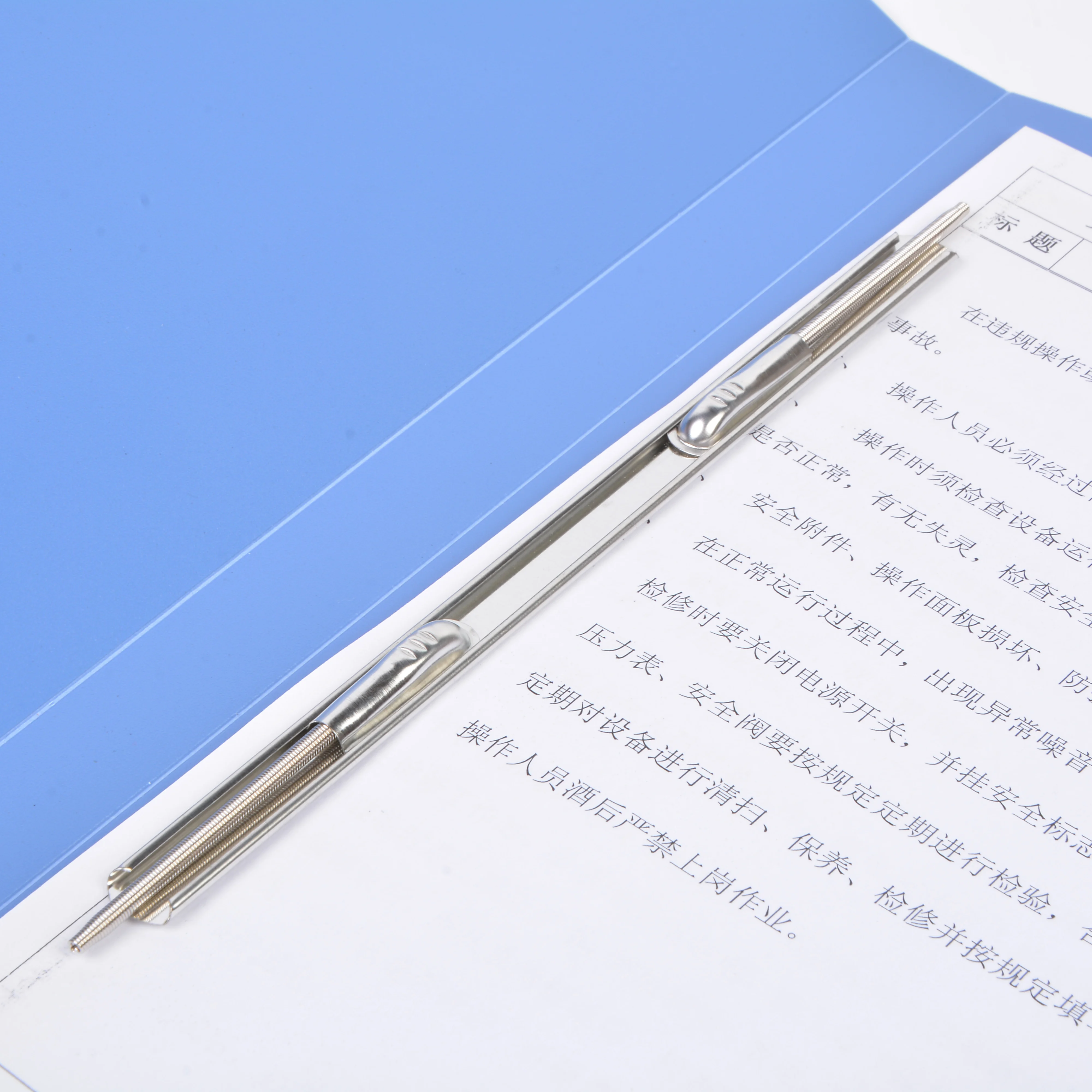 Wholesale Cheap Factory Custom Metal Folder Accessories Stainless Steel Metal Paper File Fastener For Office and School