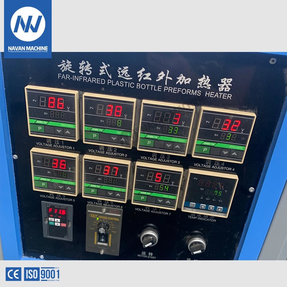 Good Price 2 Cavities Semi Automatic Jar Bottle Plastic Preform Blowing Machine