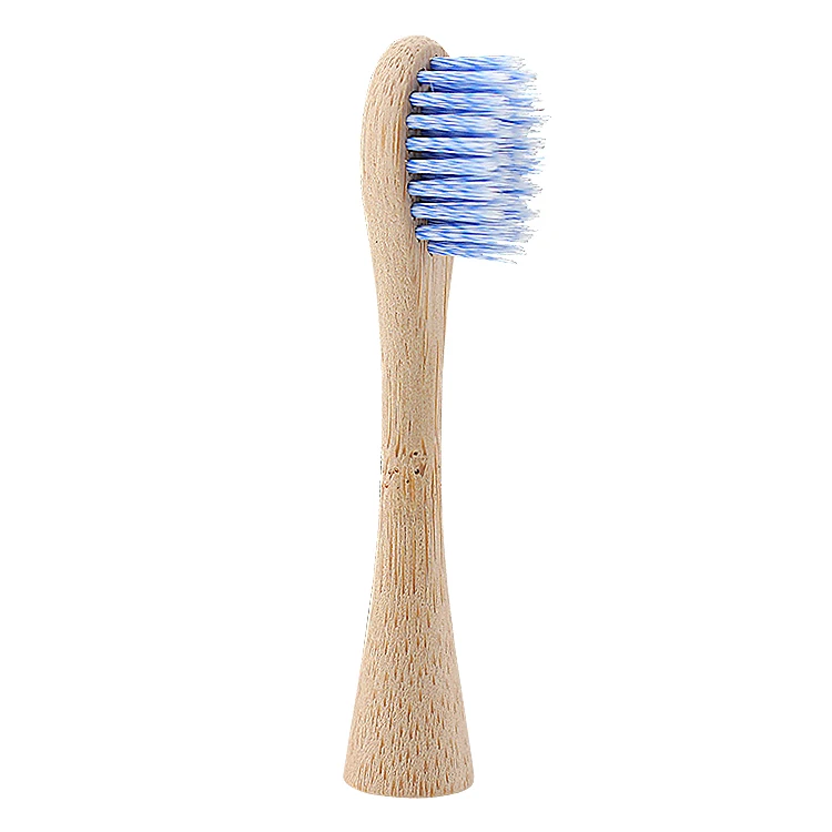 
replaceable bamboo corn starch 100% biodegradable electric toothbrush head 