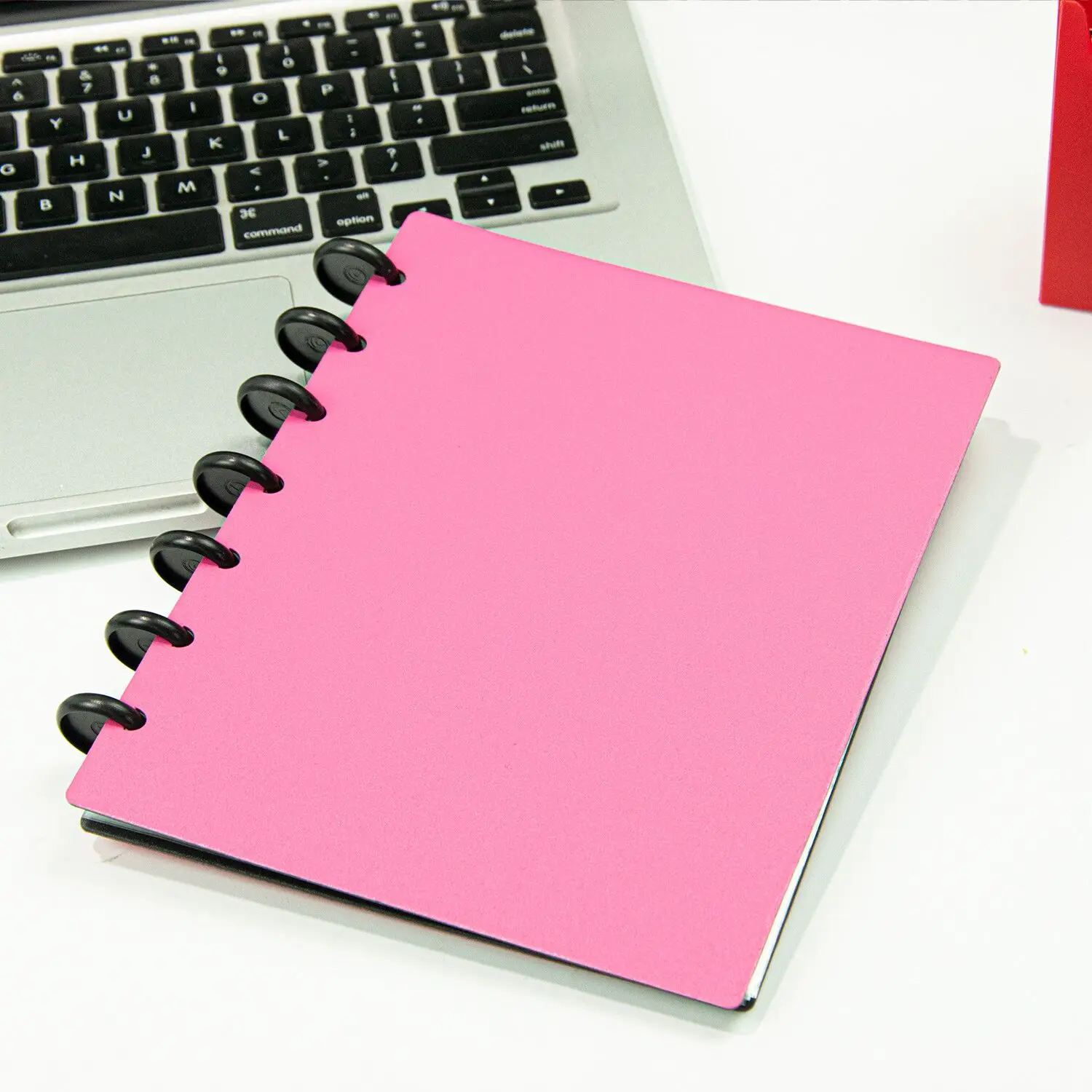 Paper  Mushroom Button 4 pocket  Reinforce Easy Carry Binder for School Office Business File Folder