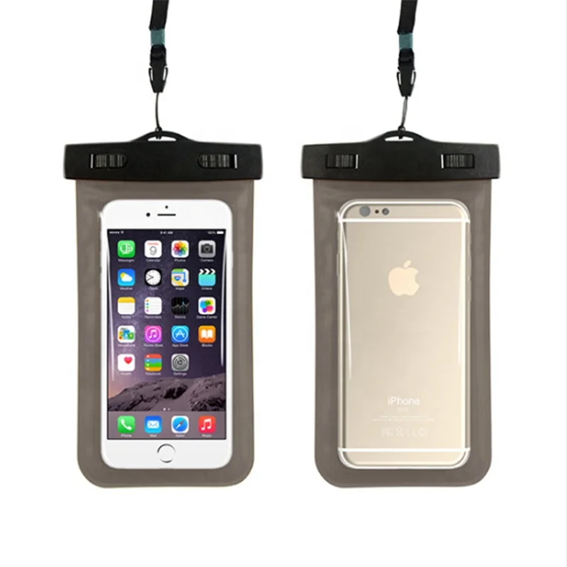 Wholesale Full View Waterproof Case Rainforest transparent dry bag Seaside Swimming Pouch Mobile Phone Covers for smartphone