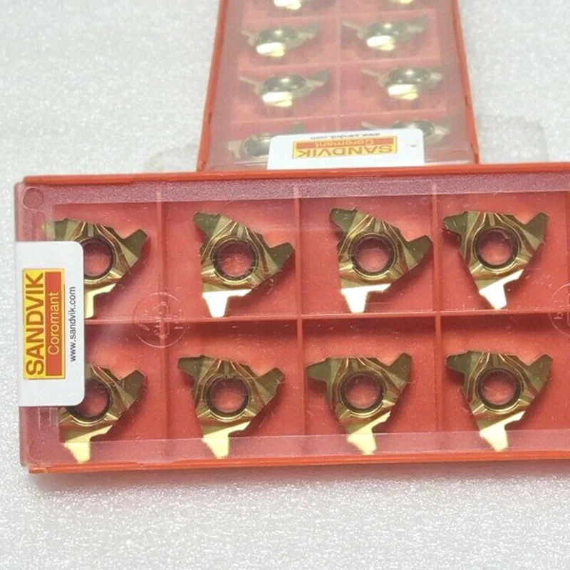 Origin Sandvic Thread 266 insert 266RL-22TR01F600E 1020 Turning Insert For Thread Processing 10 PCs a Lot