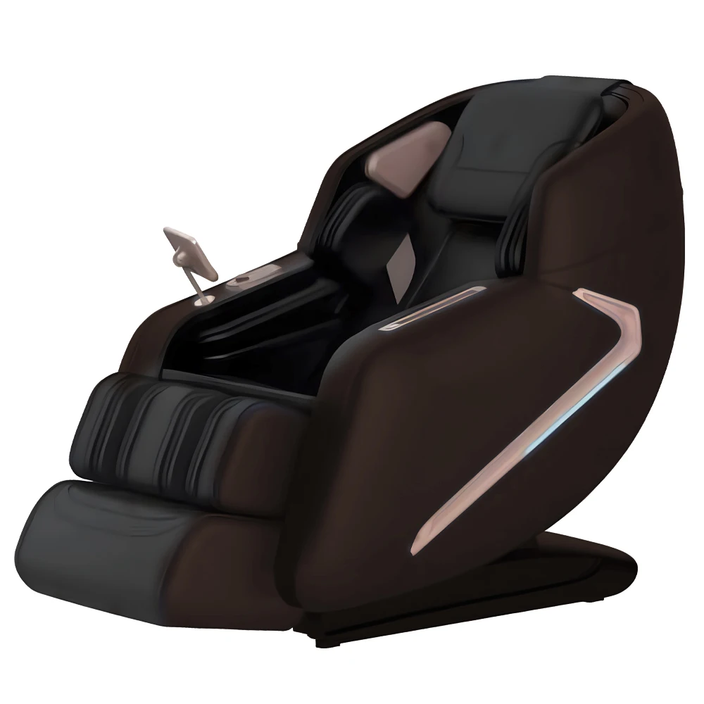 4D Buttocks roller massage Luxury Shiatsu Bluetooth 3D Surround sound Foot Spa Sl Track Massage Chair