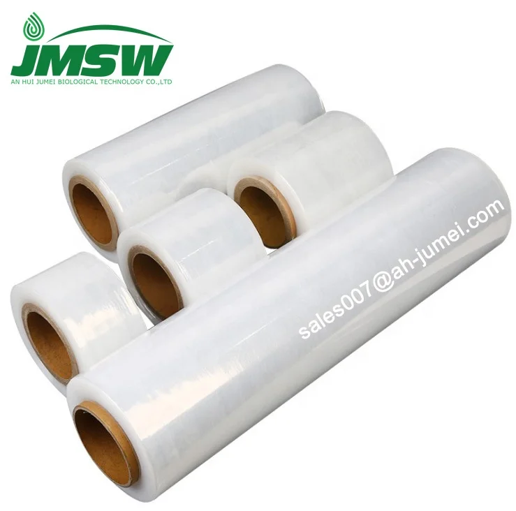 
Manufacturer Wholesale High Quality Supply Packaging Biodegradable Stretch Film 