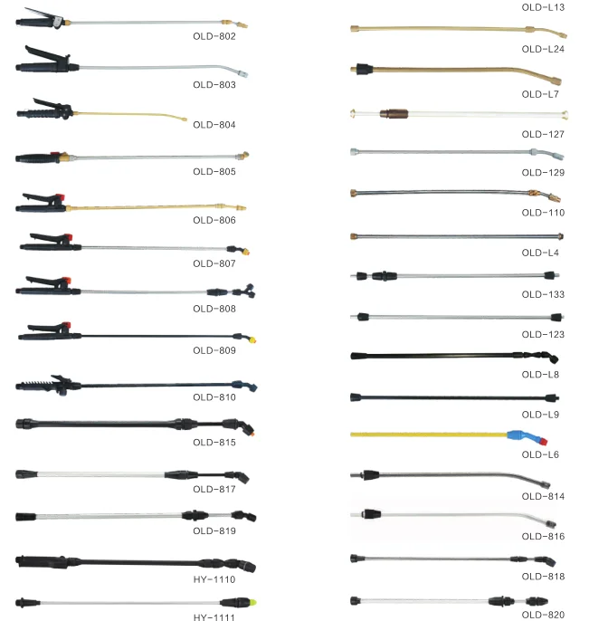 knapsack agriculture sprayer accessories stainless steel plastic  telescopic sprayer lance