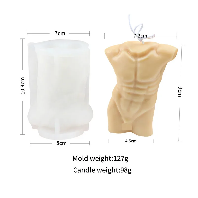 Classic Pregnant Woman Good Shape Lady Silicone Candle Mold Aromatherapy Wax Gypsum Men and Women Candle Mould