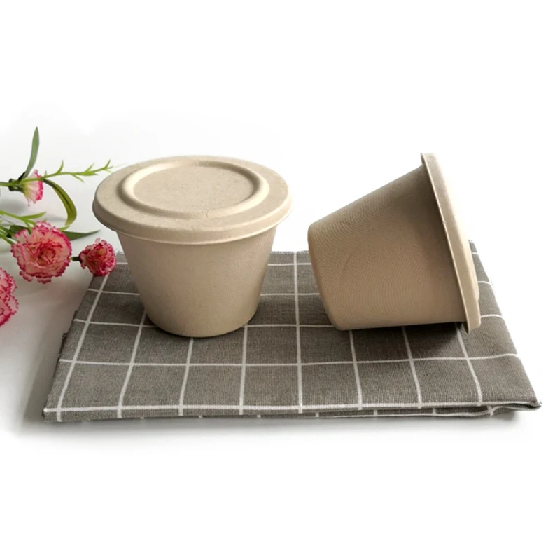 
150 ml bagasse bread pe coated sale paper shot cups raw material blank 