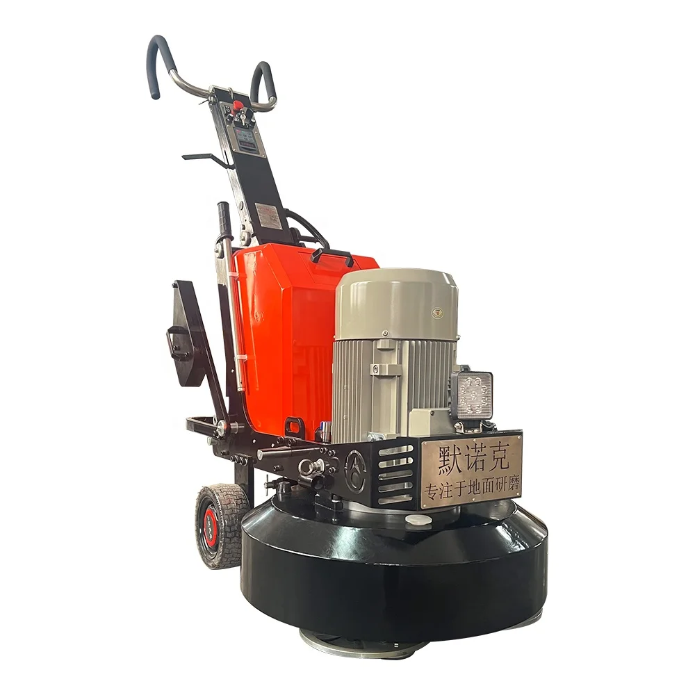 Red Color 12 Heads Epoxy Terrazzo Marble Concrete Floor Self-propelled Grinder Planetary Floor Grinding Machine