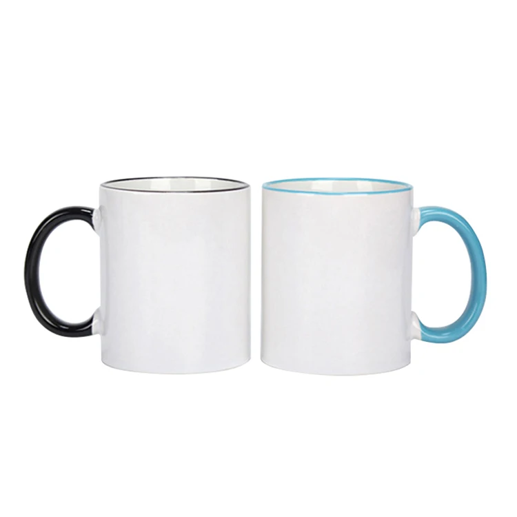 Cheap Custom Colour Glaze Inside Sublimation Ceramic Coffee Mug