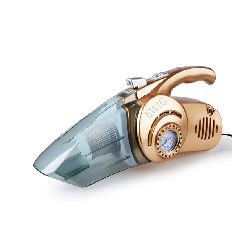 4-in-1 Portable Car Vacuum Cleaner & Air Pump 12V  Tire Inflator for Cars, Automotive Use