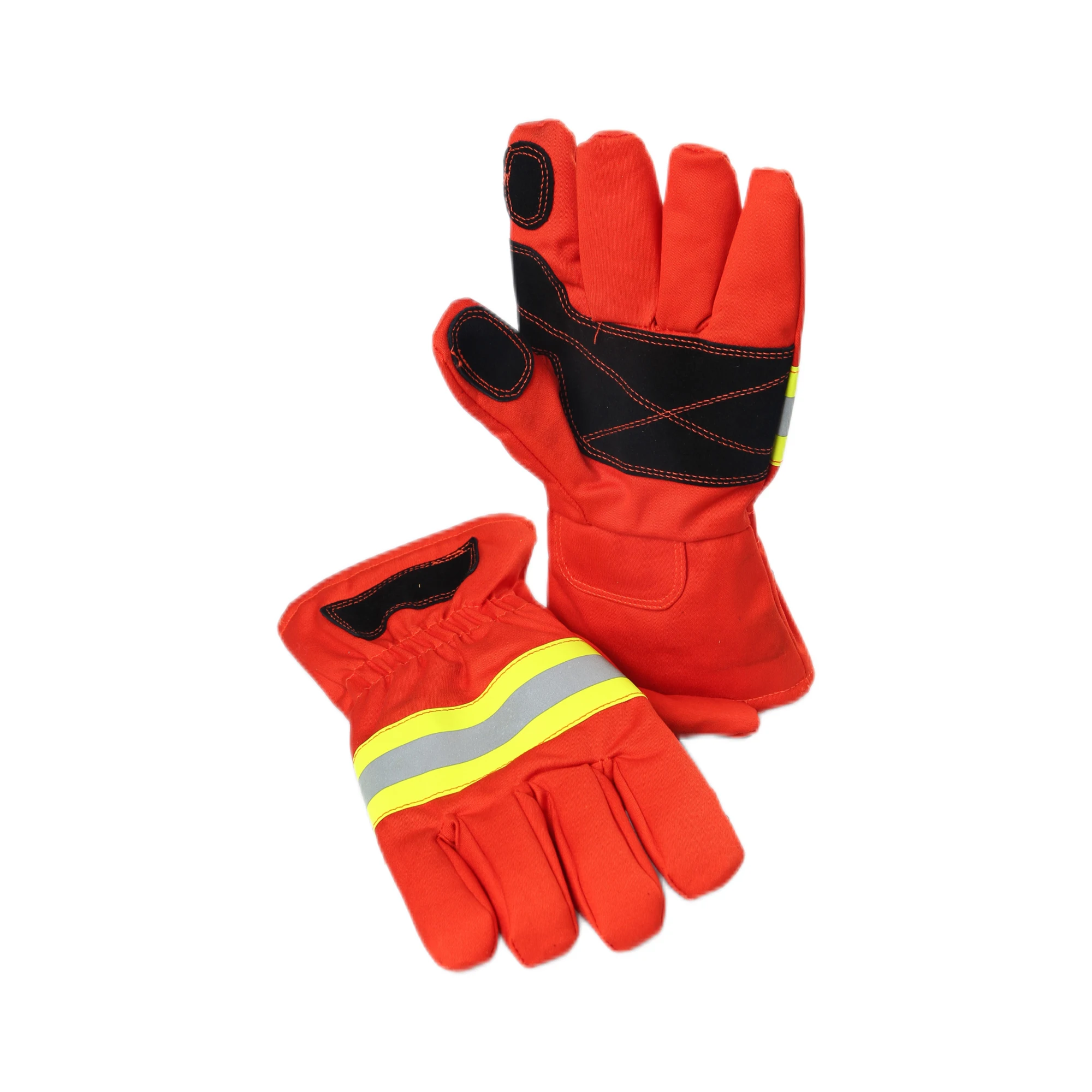 EN659 Firefighter Gloves NOMEX Cowhide Flame Retardant Wear-Resistant Fireman Waterproof Firefighting Rescue Fire Fighting Suits