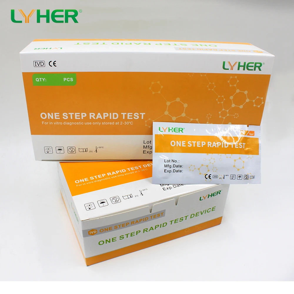 Hot Sale One Step Hbsag Rapid Test Kit Diagnostic Cassette high quality  test kits hbv test