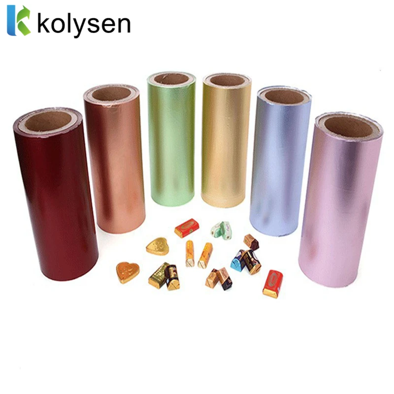 Custom Printed Aluminum Foil Paper For Ball Chocolates Wrap Football