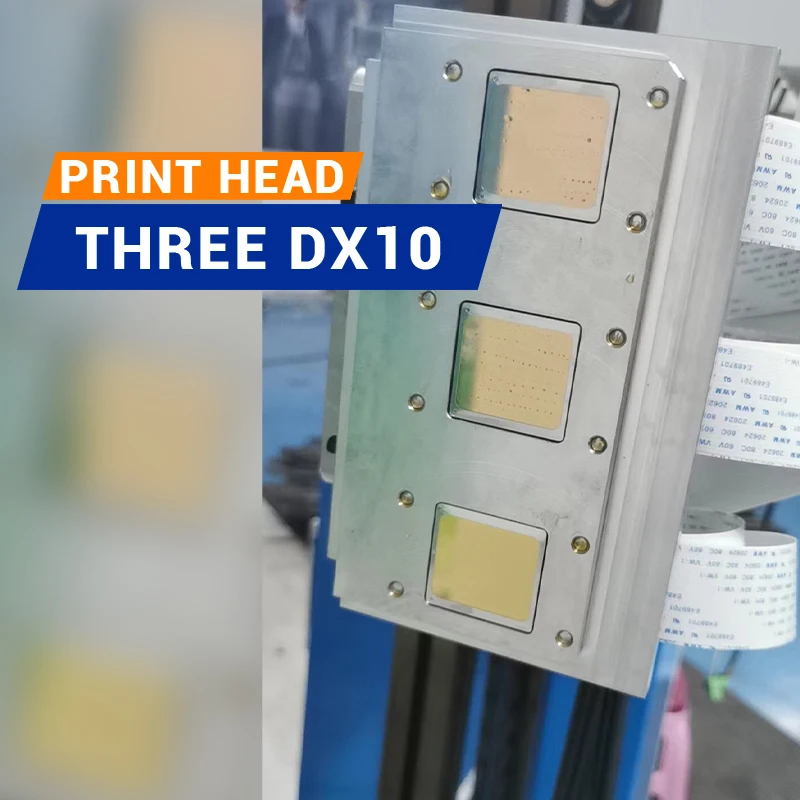 DX10 Three-head 5 Color CMYKW UV Inkject Wall Printer Machine Vertical Printer for Putty Wall / Car Surface / Glass Surface